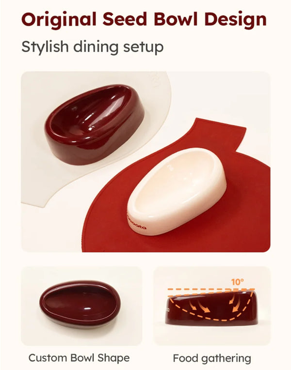 SIGNATURE BOWL & MAT FOR LONG-EARED DOGS