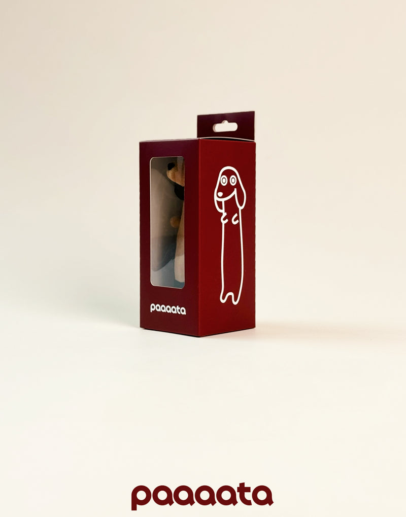 PLUSH SAUSAGE DOG CHARM