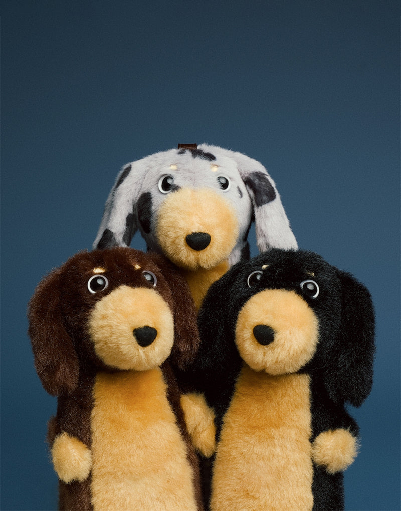 PLUSH SAUSAGE DOG CHARM