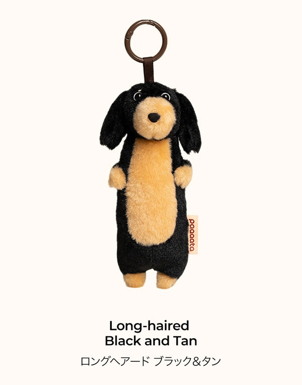 PLUSH SAUSAGE DOG CHARM