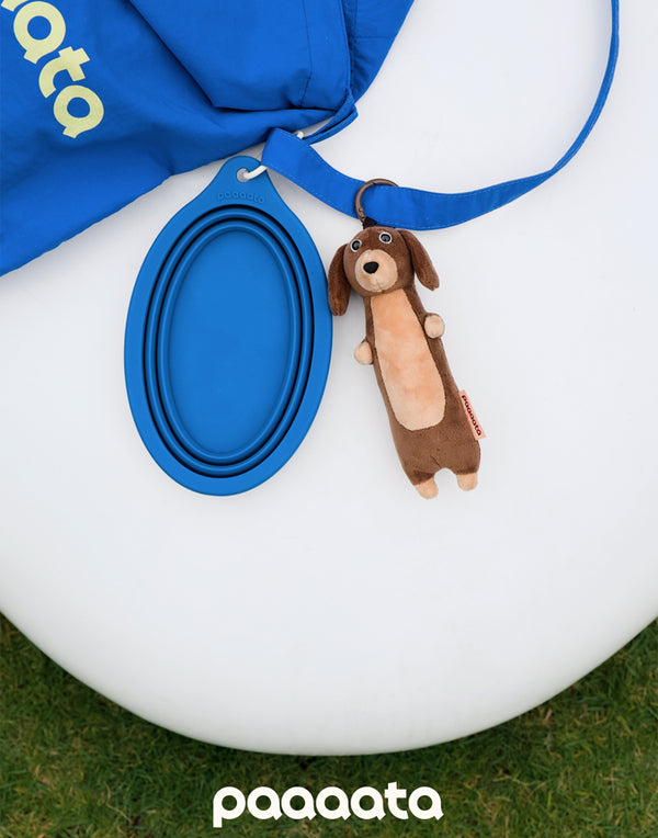 PLUSH SAUSAGE DOG CHARM
