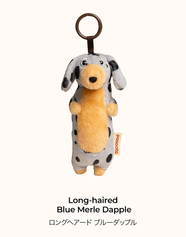 PLUSH SAUSAGE DOG CHARM