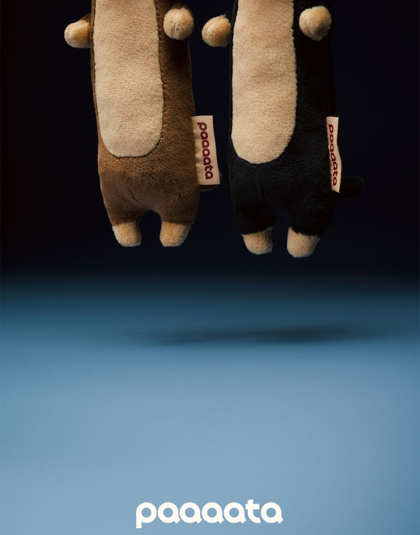 PLUSH SAUSAGE DOG CHARM