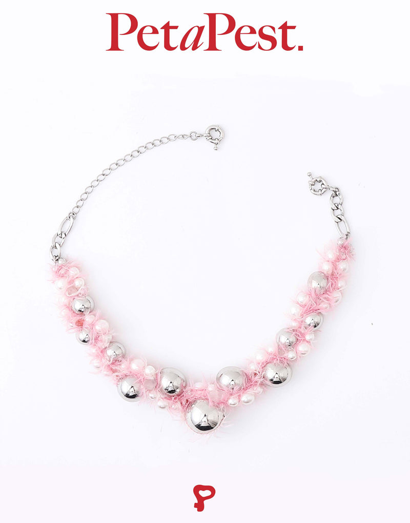 YARN BEADED NECKLACE
