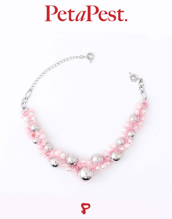 YARN BEADED NECKLACE