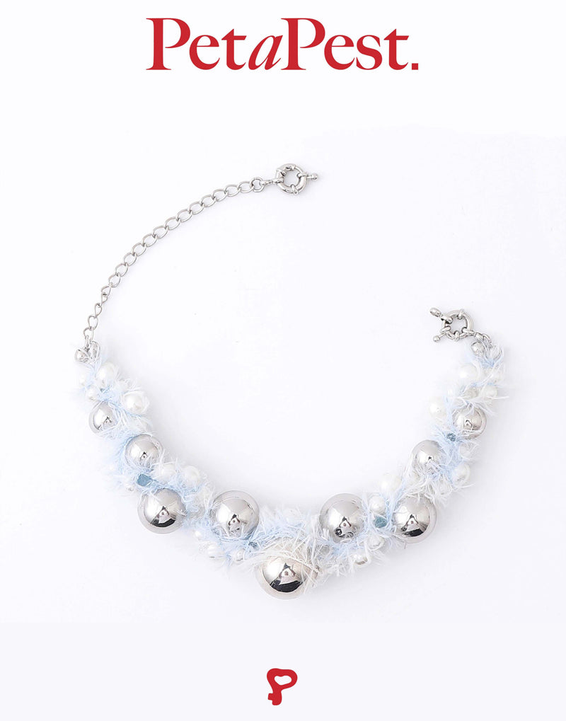 YARN BEADED NECKLACE