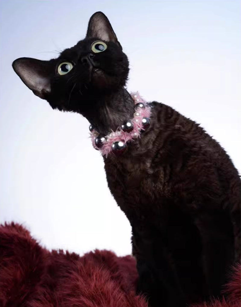 YARN BEADED NECKLACE