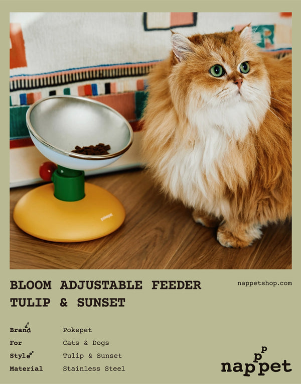 BLOOM ADJUSTABLE FEEDER – TULIP & SUNSET